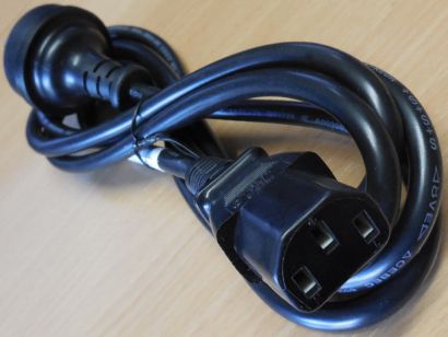 HP 8121-0742 Stromkabel Reisekabel Australien C13 Kaltgeräte ca.1,8m 10A* pz1085