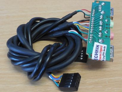 Chieftec DPM-0 V1.0 2x USB2.0 HD Audio MIC Front I/O Panel Libra LT-01B* pz1087