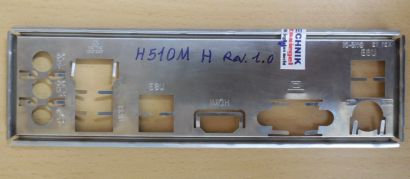 Gigabyte H510M H Rev 1.0 Mainboard Blende Motherboard Backplate Abdeckung* mbb28 IO-Shield