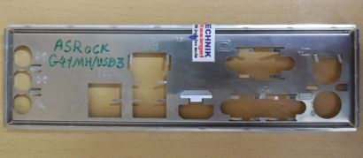 ASRock G41MH/USB3 Mainboard Blende Motherboard Backplate Abdeckplatte* mbb30 IO-Shield