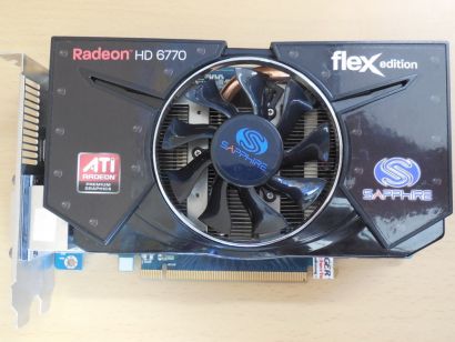 Sapphire Radeon HD 6770 flex edition 1GB GDDR5 PCIe DVI HDMI DisplayPort* g649 AMD Radeon HD6770 128bit DVI-I DVI-D