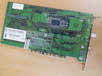 ATI 109-52300-00 3D Rage Pro Turbo AIW 8MB PCI VGA AV In Out CATV TV Tuner* g655