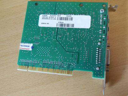 ENSONIQ Creative Labs Audio PCI 5200 ES1371 Retro Soundkarte Game Midi Port* s10