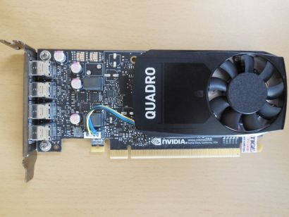 nVidia Quadro P1000 4GB GDDR5 128Bit PCIe 3.0 4x Mini DP Displayport SFF* g666