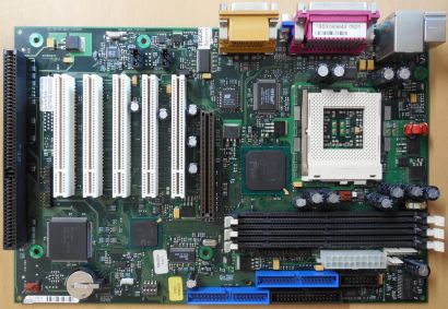 FSC D1219-C10 GS 3 Mainboard + Blende Sockel 370 ISA LAN VGA AGP Audio USB*m1094