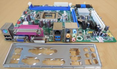 Intel DH61BE Mainboard +Blende H61 Sockel 1155 DDR3 PCIe VGA DVI-D SATA* m1098