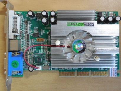 Point of View R-VGA150192N GeForce FX 5500 256MB 128Bit RETRO AGP VGA DVI* g678