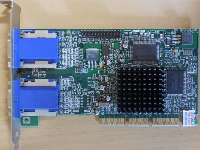 Matrox Millenium G450 G45FMDHA32DB Retro AGP 32MB Dual Head VGA Grafikkarte*g680