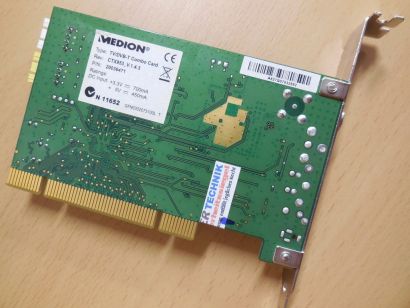Medion TV/DVB-T Combo Card PCI TV Radio Karte CTX953 V1 04122006 20036471* tk61