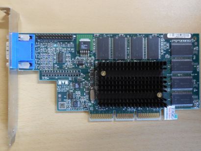 Matrox Millennium G400 MGI G4+M4A16DG 16MB 128Bit Retro AGP VGA Grafikkarte*g689