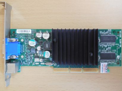 MSI MS-8878 Ver 130 nVidia GeForce 4 MX 420 64MB 64Bit Retro AGP VGA TV Out*g691