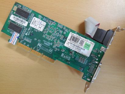 EVGA e-GeForce FX5200 nVidia GeForce FX 5200 128MB Retro AGP DVI TV-Out VGA*g699