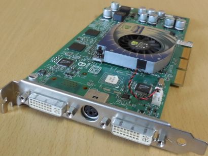 Fujitsu S26361-D1473-V98 PNY Quadro4 980XGL 128MB Retro AGP 8X Dual DVI TVO*g704