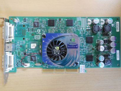 Fujitsu S26361-D1473-V98 PNY Quadro4 980XGL 128MB Retro AGP 8X Dual DVI TVO*g704