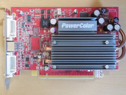 PowerColor R41AB-ND3D ATI Radeon X700 256MB PCIe 2x DVI-I ViVo Grafikkarte* g705