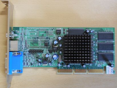 Sapphire Radeon 7000 64MB 64Bit DDR Retro AGP VGA TV-Out S-Video Composite* g707