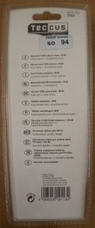 Teccus by Vivanco Absorber Kabel Antennenkabel TV Radio 90db Koax St Ku 3m*so94