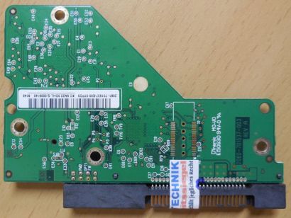 Western Digital Caviar WD6400AAKS-07A7B0 PCB Controller Elektronik Platine*FE292