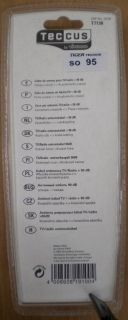 Teccus by Vivanco TV/Radio Antennenkabel >90db Koax-St.- Koax-Kupplung 3m so95