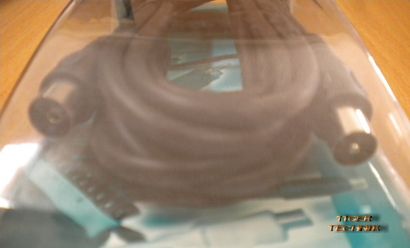 Teccus by Vivanco TV Radio Antennenkabel 90db Koax-St- Koax-Kupplung 3m* so97