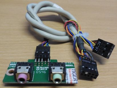 terra 1300062 Chenbro 80H021607-013 26H031607-003 Audio MIC Front Panel* pz1106