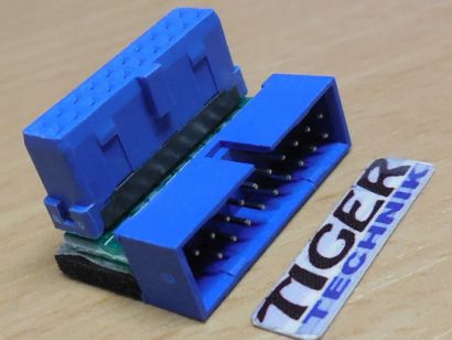 USB3.0 Mainboard Winkelstecker 90° USB connector Stecker abgewinkelt 20pin*mbz13