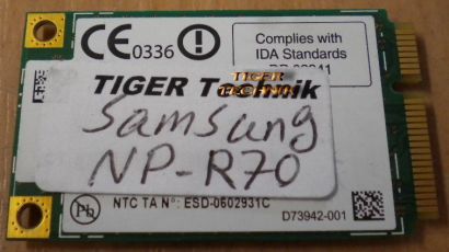 Intel Wireless WiFi Link Karte 4965AGN MM2 für Laptops z.B. Samsung NP-R70 nb14