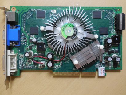 Point Of View GF7600GS nVidia GeForce 7600GS 256MB RETRO AGP 8X DVI VGA TVO*g714
