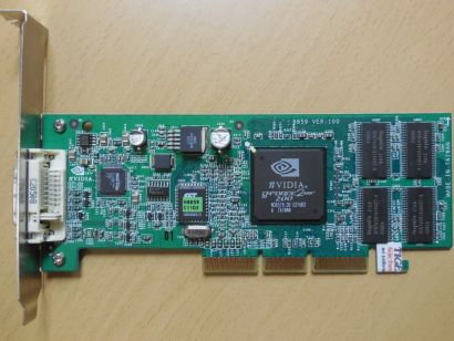 HP 279777-001 279392-001 8859 Ver:100 GeForce2 MX 200 64MB RETRO AGP DVI-I* g726