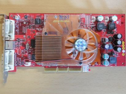 MSI MS-8900 GeForce4 Ti4600-VT2D8X 128MB RETRO AGP 8X Dual DVI-I S-Video* g728