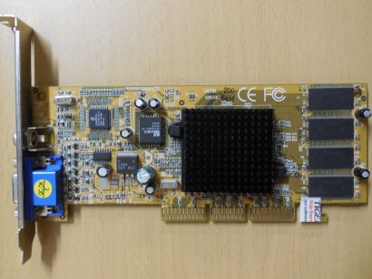 PowerColor CMX8L nVidia GeForce 2 MX 200 64MB RETRO AGP VGA Composite TVOut*g730