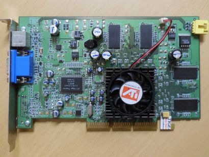 ATI Radeon 9100 128MB 128-Bit DDR Retro AGP Grafikkarte VGA VIVO S-Video* g731