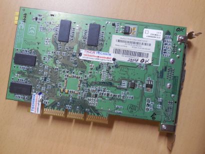 ATI Radeon 9100 128MB 128-Bit DDR Retro AGP Grafikkarte VGA VIVO S-Video* g731