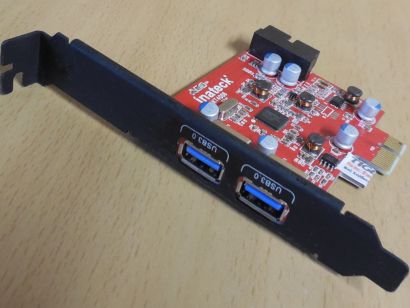 Inateck KT4006 PCIe x1 2.0 Karte 2-Port USB3.0 + 19-pin USB 3.0 intern* sk80