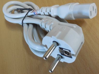 Stromkabel Netzkabel Kaltgerätekabel PC Monitor Drucker TV FAX C13 1,5m* pz1124