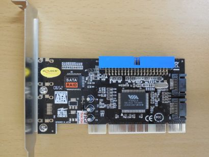 Delock 70146 PCI Controller Karte Ultra ATA IDE + SATA I RAID VIA VT6421A* sk82