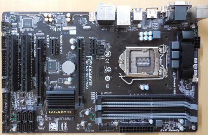 Gigabyte GA-H97-HD3 Rev 1.1 Mainboard + Blende Intel H97 Sockel 1150 USB3* m1124