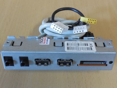 HP Compaq 661355-001 Front I/O Panel USB2.0 Audio MIC 6 in 1 Card Reader* pz1133