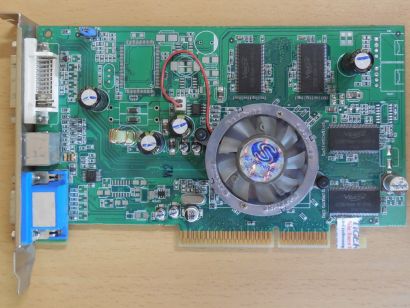 Sapphire Radeon 9600 Pro Advantage 256MB DDR DVI TV-Out VGA RETRO AGP 8X* g754 Grafikkarte