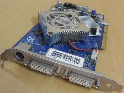 XFX PV-T43A-NDF8 VC.7 W11 GF 6600GT 128MB 128B GDDR3 Retro AGP 2xDVI-I TVO* g756