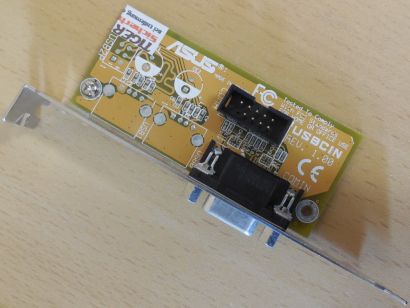 ASUS USBCIN Rev 1.00 Slotblende COM seriell Port Mainboard Motherboard* pz1141