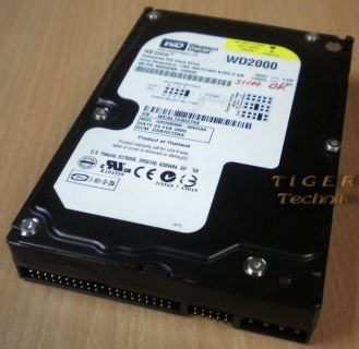 Western Digital Caviar SE WD2000JB-00GVA0 Festplatte HDD IDE 200GB 3,5 *f405