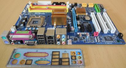 Gigabyte GA-P35-DS3L Rev 2.0 Mainboard +Blende Intel P35 Sockel 775 DDR2* m1136
