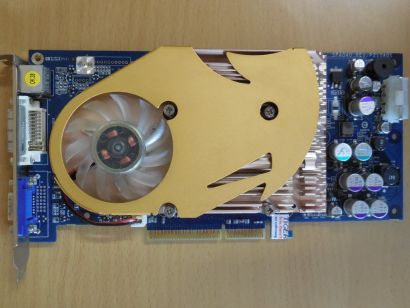 Sparkle SPAG40 nVidia GeForce 6800 128MB 256Bit DDR VGA DVI TV Retro AGP 8X*g778