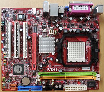 MSI K9MM-V MS-7312 Ver 1.0 Retro Mainboard +Blende AMD Sockel AM2 DDR2 VGA*m1144