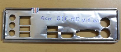 Acer Aspire XC100 ECS D1F-AD V1.0A Mainboard Blende Motherboard IO Shield* mbb38
