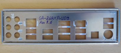 Gigabyte GA-Z68XP-UD3 Rev 1.0 Mainboard Blende Motherboard IO-Shield * mbb41 Abdeckplatte Backplate