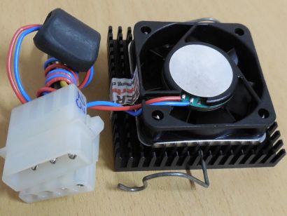 Retro AMD Intel Sockel 7 5 3 40mm 4-pol Molex CPU Kühler Lüfter FAN Cooler*ck489
