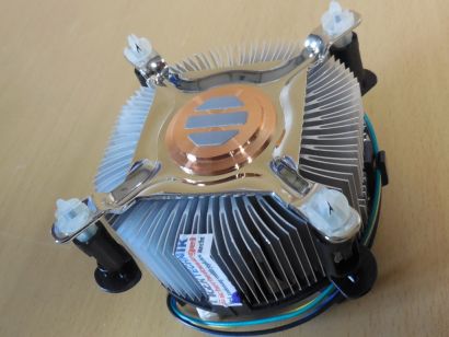 Intel D60188-001 Sockel 775 Prozessorkühler CPU Lüfter 4-pol Alu Kupfer* ck500
