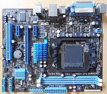 Asus M5A78L-M LX V2 Rev3.01 Mainboard +Blende Sockel AM3+ PCIe DDR3 VGA* m1150